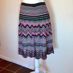 M by Missoni knit skirt